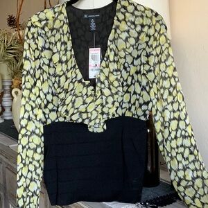 INC International Concepts Blouse NWT Size 10